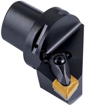 Klemmhalter ISO C8-DCLNL-55080-19 D.80mm m. Polygonkupplung Linkslauf