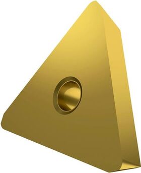Fräswendeschneidplatte ISO TPKN 2204PDER:M8340 Tiefe 17mm PVD beschichtet Gold - VPE: 10