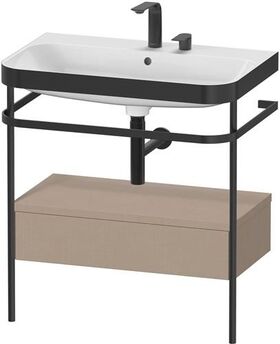 Duravit WTU HAPPY D.2 PLUS 775x490mm m Metallkon 2 HL leinen