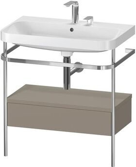 Duravit WTU HAPPY D.2 PLUS 775x490mm m Metallkon 2 HL Steingr sdm