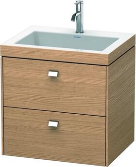 Duravit Waschtischunterbau BRIOSO 613x600x480mm m WT Vero Air Gri chr 1 HL