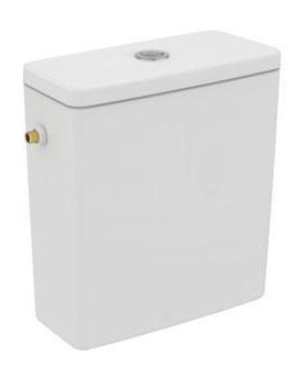 IDS Spülkasten i.life A 6/3 Liter, Zulauf seitlich weiß IDEAL STANDARD