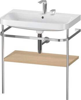 Duravit WTU HAPPY D.2 PLUS 775x490mm m Metallkon 2 HL medi eiche