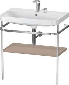 Duravit WTU HAPPY D.2 PLUS 775x490mm m Metallkon 2 HL leinen