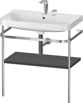 Duravit WTU HAPPY D.2 PLUS 775x490mm m Metallkon 2 HL gra supermatt