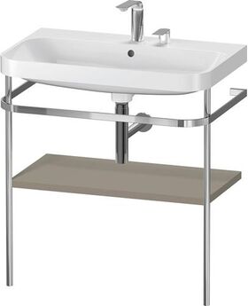 Duravit WTU HAPPY D.2 PLUS 775x490mm m Metallkon 2 HL Steingr sdm