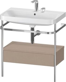 Duravit WTU HAPPY D.2 PLUS 775x490mm m Metallkon 2 HL leinen