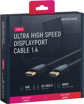 DisplayPort™-Kabel, 3m- VPE: 1