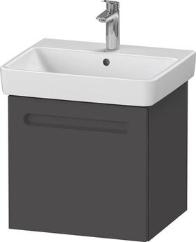 Waschtischunterbau Duravit No.1 1 Auszug, 490x426mm graphit matt