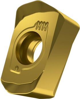 Fräswendeschneidplatte ISO BNGX 10T308SR-MM:M6330 D.2,76mm PVD beschichtet Gold - VPE: 10