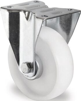 Bockrolle D.200mm Trgf.350kg PA Platte L135xB110mm PROMAT