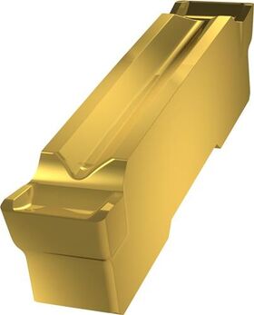 Wendeschneidplatte ISO GL5-D500M04-PR:G8330 Breite 5mm PVD beschichtet Gold - VPE: 10
