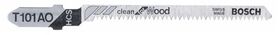 Stichsägeblatt T 101 AO Clean for Wood L.83mm Zahnteilung 1,4mm HCS 3er Pack