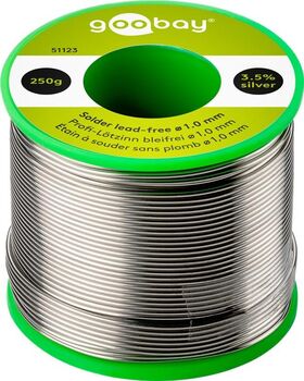 Profi-Lötzinn bleifrei, ø 1,0 mm, 250 g- VPE: 1