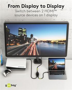 HDMI™-Umschaltbox 2 auf 1- VPE: 1