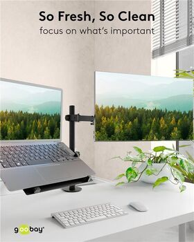 Monitorhalterung mit Laptop-Arm Flex- VPE: 1