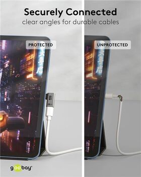 USB-C™-Adapter horizontal 90°, USB4™- VPE: 1