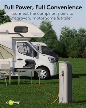 CEE-Adapterleitung, CEE-Stecker auf Schutzkontakt-Kupplung, 1,5 m, 1.5m- VPE: 1