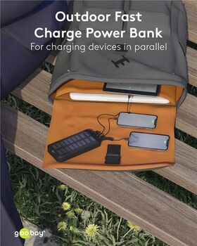 Outdoor Solar-Powerbank 20.000 mAh mit Power Delivery- VPE: 1