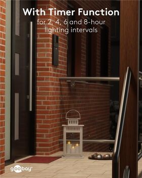 3er-Set LED-Kerzen Outdoor- VPE: 1