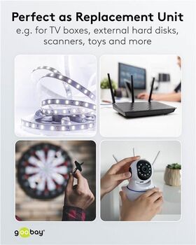 12-V-Netzteil (7,2 W / 0,6 A)- VPE: 1