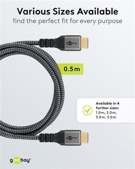 Ultra High-Speed HDMI™-Kabel, 0.5m- VPE: 1