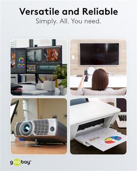 Kaltgeräte-Anschlusskabel, 3 m, Schwarz, (3*1 mm²), 3m- VPE: 1