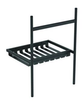 IDS Metall-Konsole CONCA bodenstehend 600x500mm silk black IDEAL STANDARD