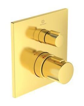 IDS Einzelthermostat CERATHERM C100 UP-Bausatz 2 brushed gold IDEAL STANDARD