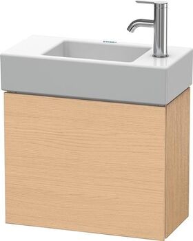 Duravit Waschtischunterbau L-CUBE 400x480x240mm A rechts eiche natur