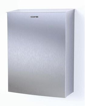CWS Paradise Stainless Steel Hygienebox 12 l, HxBxT 380 x 280 x 125 mm