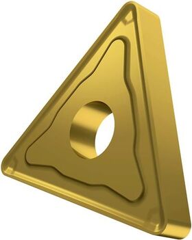Drehwendeschneidplatte ISO TNMG 220408E-NM:T8315 D.5,16mm PVD beschichtet Gold - VPE: 10