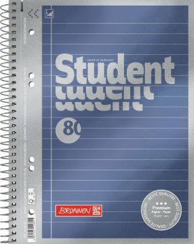 BRUNNEN  Collegeblock A5 liniert 90g - 5 VPE