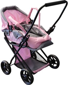 AM Puppenwagen "Rosy" mit Ablagekorb