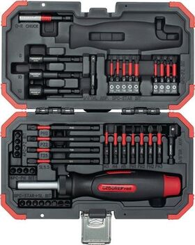 Bitsortiment R33003043 43-tlg.PH/PZD/TX/Schlitz GEDORE RED