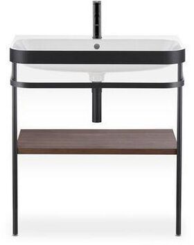 Duravit WTU HAPPY D.2 PLUS 775x490mm m Metallkon e HL NB gebürstet