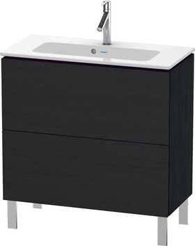 Duravit WTU Compact L-CUBE 704x820x391mm eiche schwarz