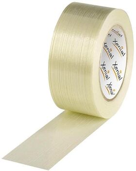 Filamentklebeband m.Längsfaden Breite 50mm Länge 50m S.100µ transparent XENIAL - VPE: 18