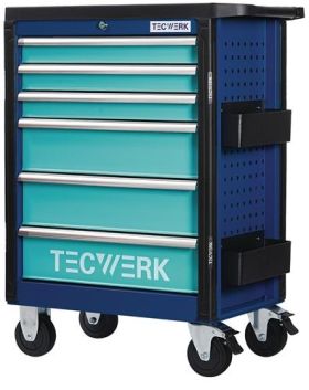 Wkz.wagen PLUS 2.0 B760xT465xH1030mm 500kg 6 Schubl.96-tlg.Stahlbl.TECWERK