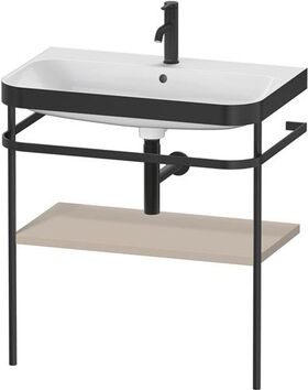 Duravit WTU HAPPY D.2 PLUS 775x490mm m Metallkon e HL ta seidenmatt