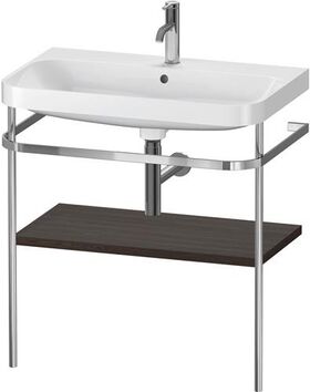 Duravit WTU HAPPY D.2 PLUS 775x490mm m Metallkon e HL NB gebürstet