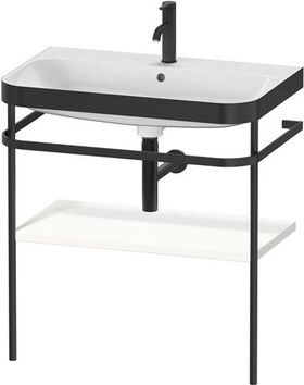 Duravit WTU HAPPY D.2 PLUS 775x490mm m Metallkon e HL we seidenmatt