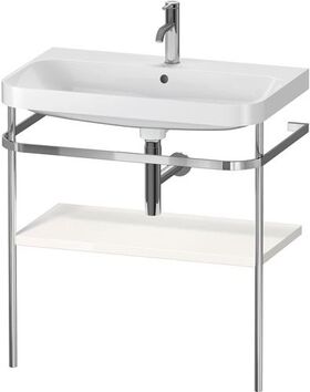 Duravit WTU HAPPY D.2 PLUS 775x490mm m Metallkon e HL we hochglanz