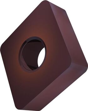 Drehwendeschneidplatte ISO CNMA 120412:T8415 D.5,16mm PVD beschichtet Goldbraun - VPE: 10