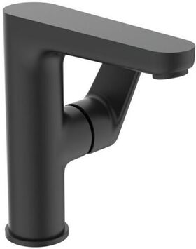 IDS Waschtischarmatur CERAFINE O Ausldg 136mm o Ablaufgarnitur Silk Black IDEAL STANDARD