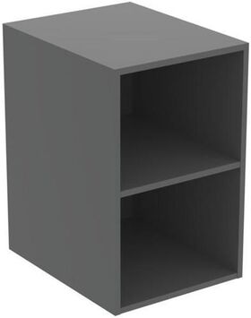 IDS Seit-ele MWT-Unterschrank i.life B 2 Fächer, 400x505x630mm Quarzgrau matt IDEAL STANDARD