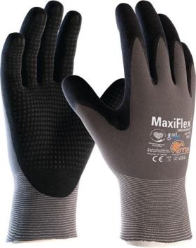 Handschuhe MaxiFlex Endurance with AD-APT 42-844 Größe 9 grau/schwarz Nylon mit Nitrilschaum EN 388 PSA-Kategorie II ATG, 1 Paar
