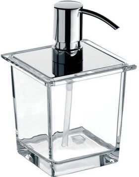 Emco Flüssigseifenspender LIAISON Behälter Kristallglas klar chrom EMCO