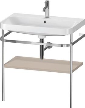 Duravit WTU HAPPY D.2 PLUS 775x490mm m Metallkon e HL ta seidenmatt
