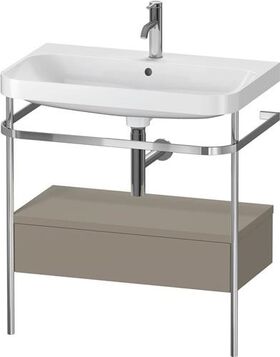 Duravit WTU HAPPY D.2 PLUS 775x490mm m Metallkon e HL Steingr sdm